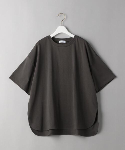 BEAUTY&YOUTH UNITED ARROWS（ビューティーアンドユースユナイテッドアローズ）の「BY コットン天竺ビッグTシャツ（Tシャツ/カットソー・レディース・オリーブ/その他1/ホワイト/ダークグレー/その他2・FREE）」の13枚目の写真