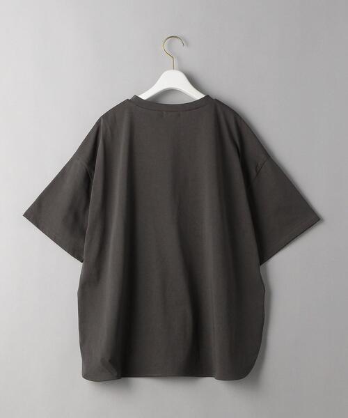 BEAUTY&YOUTH UNITED ARROWS（ビューティーアンドユースユナイテッドアローズ）の「BY コットン天竺ビッグTシャツ（Tシャツ/カットソー・レディース・オリーブ/その他1/ホワイト/ダークグレー/その他2・FREE）」の14枚目の写真