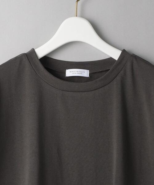 BEAUTY&YOUTH UNITED ARROWS（ビューティーアンドユースユナイテッドアローズ）の「BY コットン天竺ビッグTシャツ（Tシャツ/カットソー・レディース・オリーブ/その他1/ホワイト/ダークグレー/その他2・FREE）」の15枚目の写真