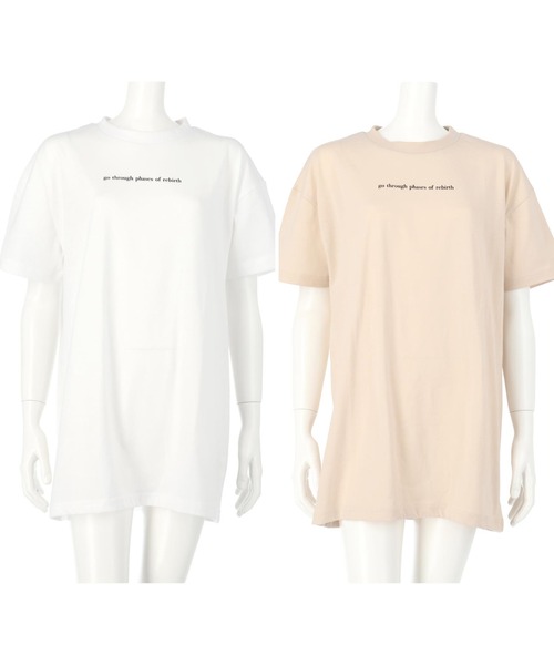 ANAP GｉRL（アナップガール）の「バックリボンビスチェ×プリントチュニックセット（Tシャツ/カットソー・キッズ・ホワイト/ベージュ・S/M）」の16枚目の写真