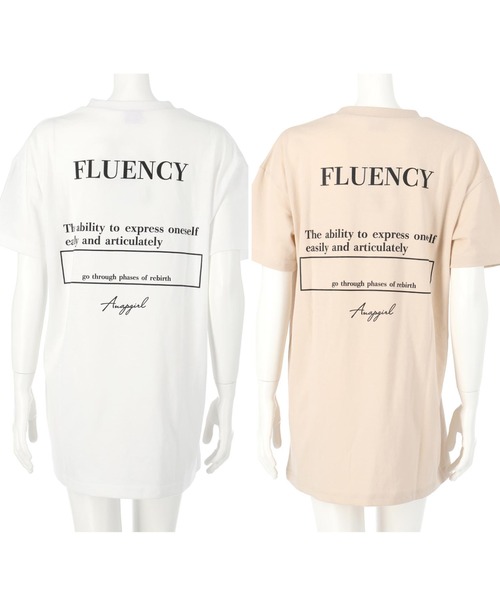 ANAP GｉRL（アナップガール）の「バックリボンビスチェ×プリントチュニックセット（Tシャツ/カットソー・キッズ・ホワイト/ベージュ・S/M）」の3枚目の写真