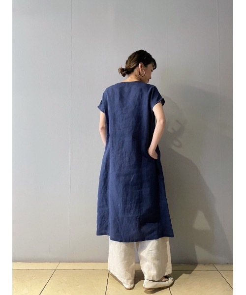 BEARDSLEY（ビアズリー）の「釦ホール刺繍ワンピース（ワンピース・レディース・ブラック/ネイビー・FREE）」の10枚目の写真