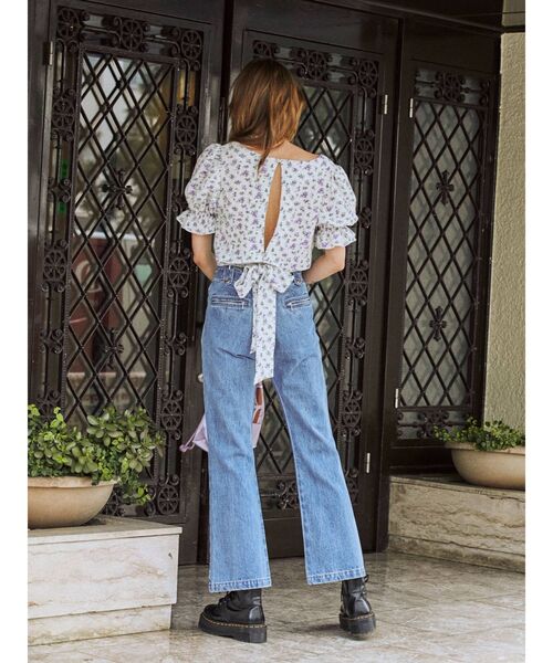 jouetie（ジュエティ）の「バックリボンスクエアブラウス（シャツ/ブラウス・レディース・ブラック/グリーン/その他1/その他2・MEDIUM）」の16枚目の写真