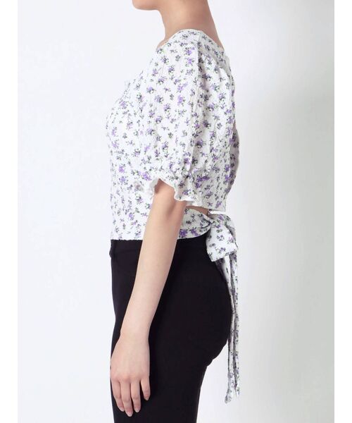 jouetie（ジュエティ）の「バックリボンスクエアブラウス（シャツ/ブラウス・レディース・ブラック/グリーン/その他1/その他2・MEDIUM）」の17枚目の写真