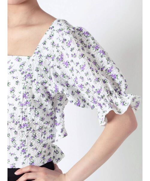 jouetie（ジュエティ）の「バックリボンスクエアブラウス（シャツ/ブラウス・レディース・ブラック/グリーン/その他1/その他2・MEDIUM）」の20枚目の写真