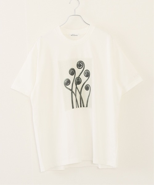 JOURNAL STANDARD relume（ジャーナルスタンダード　レリューム）の「【Karl Blossfeldt/カール・ブロスフェルト】フォト Tシャツ（Tシャツ/カットソー・メンズ・ホワイト/ブラック/グレー/ブラック系その他・SMALL/MEDIUM/LARGE）」の2枚目の写真