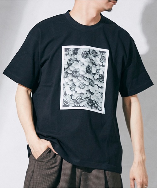 JOURNAL STANDARD relume（ジャーナルスタンダード　レリューム）の「【Karl Blossfeldt/カール・ブロスフェルト】フォト Tシャツ（Tシャツ/カットソー・メンズ・ホワイト/ブラック/グレー/ブラック系その他・SMALL/MEDIUM/LARGE）」の3枚目の写真