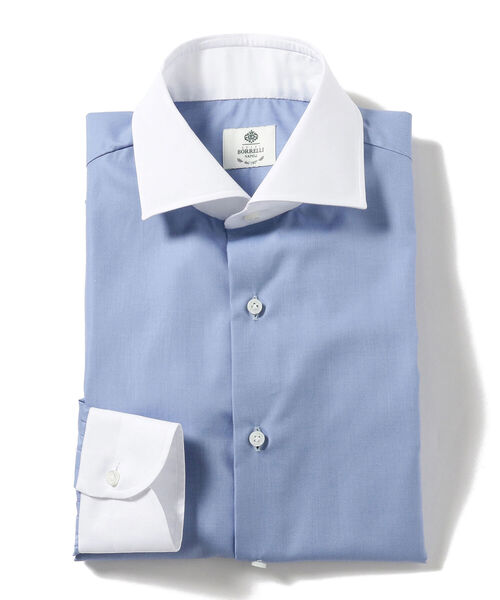 新品】LUIGI BORRELLI／ルイジボレッリ／ストライプ／OX B.D