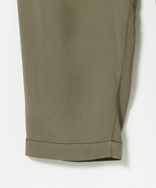 BEAMS LIGHTS（ビームスライツ）の「BEAMS LIGHTS / ソリッド レーヨン ベイカーイージーパンツ（その他パンツ・メンズ・オリーブ/ブラック・LARGE/SMALL/MEDIUM）」の8枚目の写真