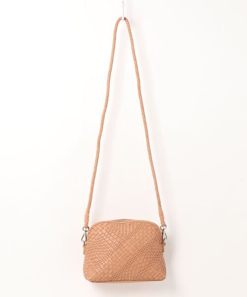 DRAGON（ドラゴン）の「【DRAGON DIFFUSION/ドラゴンディフュージョン】メッシュ レザー　ショルダーバッグ ポシェット　FELLINI POCNETR（ショルダーバッグ・メンズ・ナチュラル・ONE SIZE）」の4枚目の写真