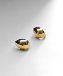 シルバー ペアシェイプ フックピアス GP
