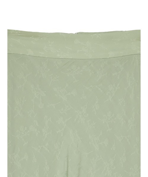 Ameri(アメリ)の「SATIN JACQUARD FLARE SKIRT(スカート・レディース・ブラック/アイボリー/セージグリーン・SMALL/MEDIUM)」の18枚目の写真