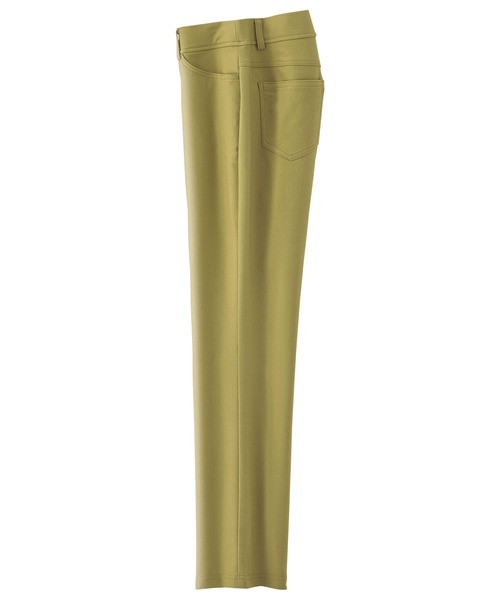BELLUNA PLUS(ベルーナ)の「サラリ裏メッシュ美脚ストレッチアンクルパンツ 股下60cm(その他パンツ・レディース・ブラック/オフホワイト/モカ/グレー系その他/ストライプ/イエロー/エメラルド・MEDIUM/LARGE/SMALL/X-LARGE)」の6枚目の写真
