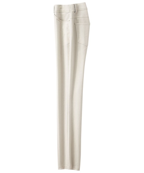 BELLUNA PLUS(ベルーナ)の「サラリ裏メッシュ美脚ストレッチアンクルパンツ 股下60cm(その他パンツ・レディース・ブラック/オフホワイト/モカ/グレー系その他/ストライプ/イエロー/エメラルド・MEDIUM/LARGE/SMALL/X-LARGE)」の17枚目の写真