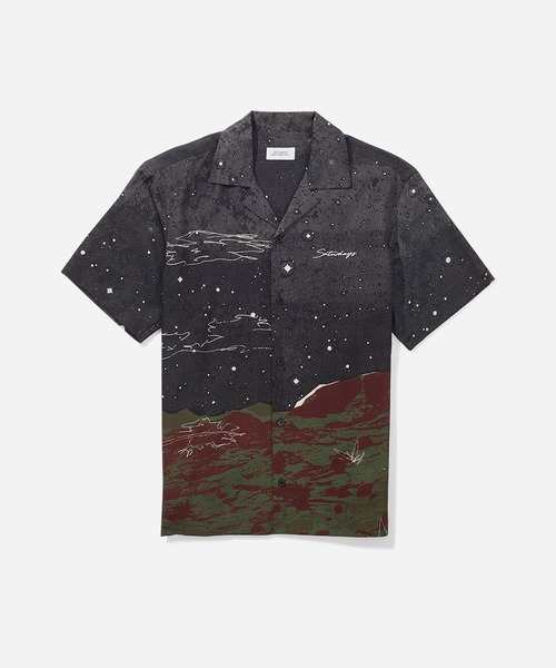 Saturdays NYC(サタデーズ ニューヨークシティ )の「The Great Outdoors Printed Canty SS Shirt(シャツ/ブラウス・メンズ・ブラック/イエロー・L/M/S/XL/X-SMALL)」の2枚目の写真
