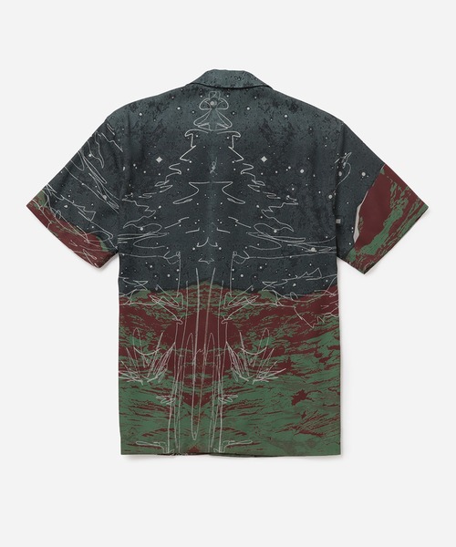 Saturdays NYC(サタデーズ ニューヨークシティ )の「The Great Outdoors Printed Canty SS Shirt(シャツ/ブラウス・メンズ・ブラック/イエロー・L/M/S/XL/X-SMALL)」の9枚目の写真