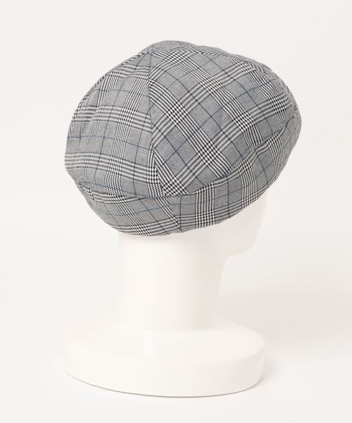 Gloria Cords(グロリアコード)の「【Gloria Cordes】パネルベレー(ハンチング/ベレー帽・レディース・グレー/チャコールグレー・FREE)」の3枚目の写真