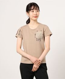 AVIREX | AVIREX/ アヴィレックス　カット コンビ ポケット Tシャツ/L-S/S CUT COMBI POCKET T-SHIRT(Tシャツ/カットソー)