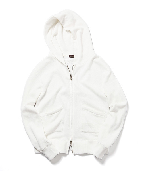 MR.OLIVE（ミスターオリーブ）の「12/1 RAFFY URAKE / SEPARATE POCKET ZIP UP HOODY（パーカー・メンズ・ホワイト/ブラック/グレー/グレー系その他・MEDIUM/SMALL/LARGE）」の5枚目の写真
