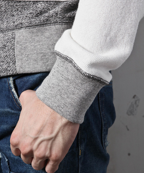 MR.OLIVE（ミスターオリーブ）の「12/1 RAFFY URAKE / SEPARATE POCKET ZIP UP HOODY（パーカー・メンズ・ホワイト/ブラック/グレー/グレー系その他・MEDIUM/SMALL/LARGE）」の14枚目の写真