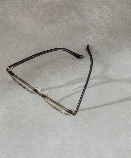 mystic（ミスティック）の「クリアフレームメガネ（メガネ・レディース・グレー/クリア・ONE SIZE）」の5枚目の写真