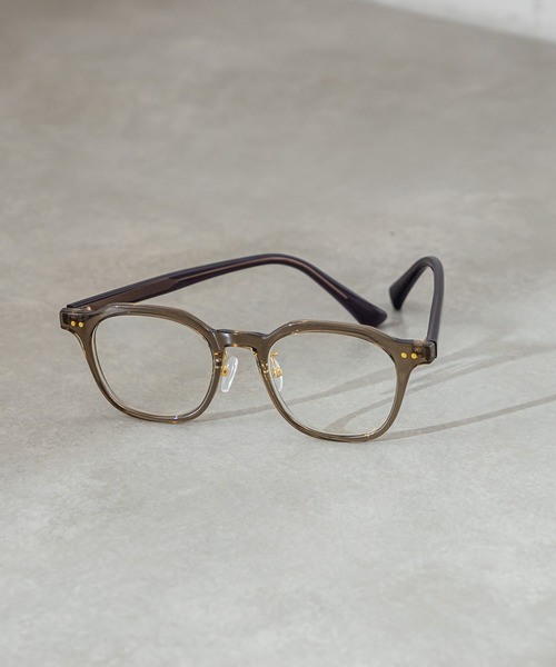 mystic（ミスティック）の「クリアフレームメガネ（メガネ・レディース・グレー/クリア・ONE SIZE）」の6枚目の写真