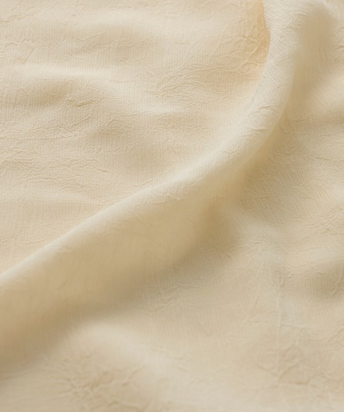 Ambre Neige(アンブルネージュ)の「パワーショルダーシアーブラウス/【WEB/EC限定商品】(シャツ/ブラウス・レディース・ライトブルー/アイボリー/ピンクベージュ・FREE)」の8枚目の写真