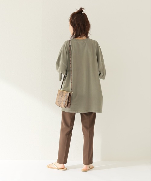 JOURNAL STANDARD relume（ジャーナルスタンダード　レリューム）の「ダメージビッグTEE◆（Tシャツ/カットソー・レディース・ベージュ系その他/ピンク/チャコールグレー・FREE）」の7枚目の写真