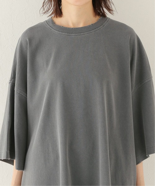 JOURNAL STANDARD relume（ジャーナルスタンダード　レリューム）の「ダメージビッグTEE◆（Tシャツ/カットソー・レディース・ベージュ系その他/ピンク/チャコールグレー・FREE）」の13枚目の写真
