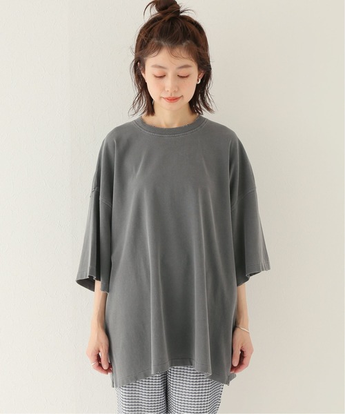 JOURNAL STANDARD relume（ジャーナルスタンダード　レリューム）の「ダメージビッグTEE◆（Tシャツ/カットソー・レディース・ベージュ系その他/ピンク/チャコールグレー・FREE）」の10枚目の写真