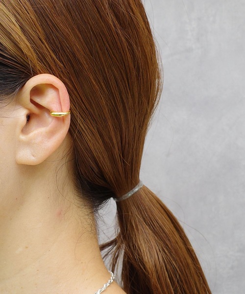 SIGNAL（シグナル）の「【SIGNAL/シグナル】silver925 イヤーカフ 12.5mm / シルバー925（イヤーカフ・レディース・ゴールド・FREE）」の2枚目の写真