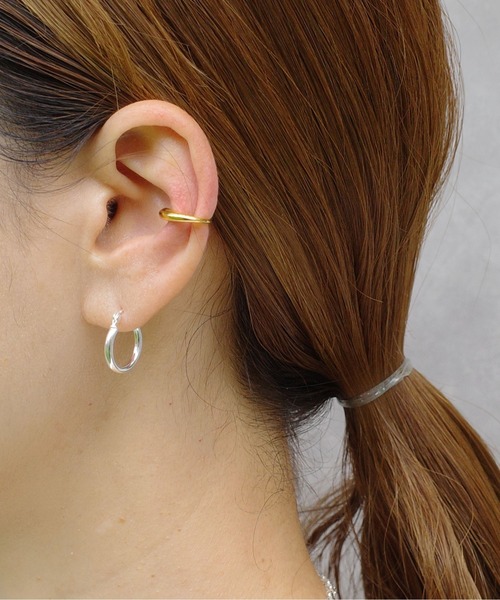 SIGNAL（シグナル）の「【SIGNAL/シグナル】silver925 イヤーカフ 12.5mm / シルバー925（イヤーカフ・レディース・ゴールド・FREE）」の4枚目の写真