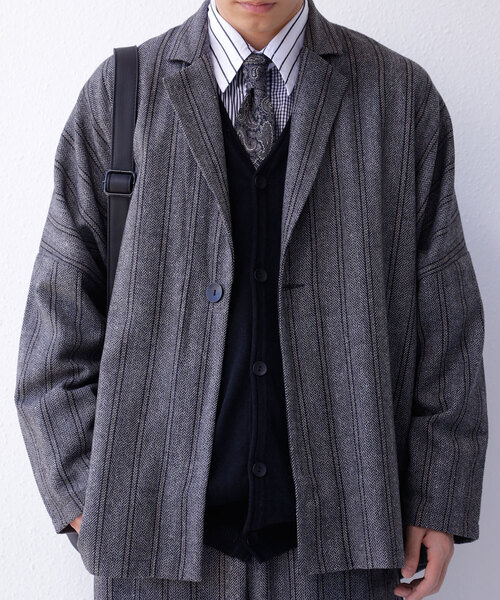 antiqua(アンティカ)の「テーラードジャケット(テーラードジャケット・メンズ・ブラック・FREE)」の12枚目の写真