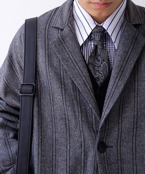 antiqua(アンティカ)の「テーラードジャケット(テーラードジャケット・メンズ・ブラック・FREE)」の4枚目の写真