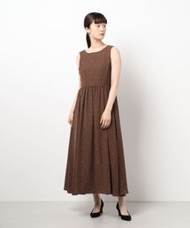 Te chichi | 総柄マキシ丈ワンピース(ワンピース)