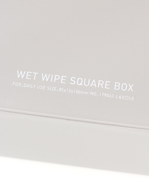 LAKOLE（ラコレ）の「ウェットティッシュケース / 953099（インテリア雑貨・レディース・ホワイト/グレー・FREE）」の12枚目の写真