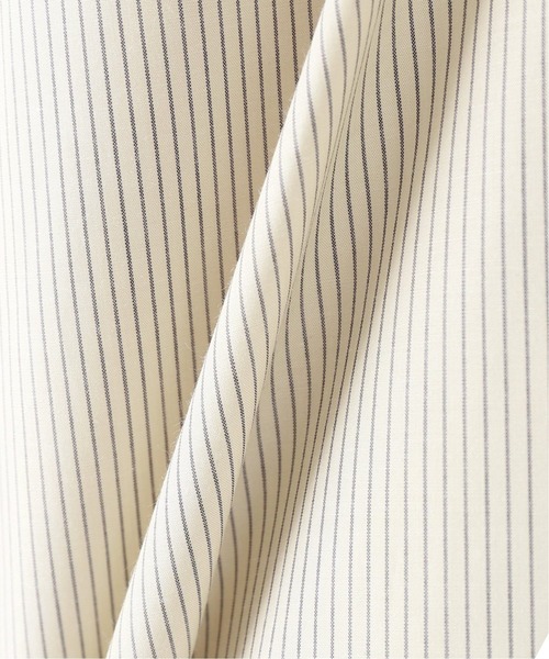 EDIFICE（エディフィス）の「【LA BOUCLE / ラブークル】スタンドカラーシャツ アイボリーストライプ（シャツ/ブラウス・メンズ・アイボリー・1/2/3）」の18枚目の写真