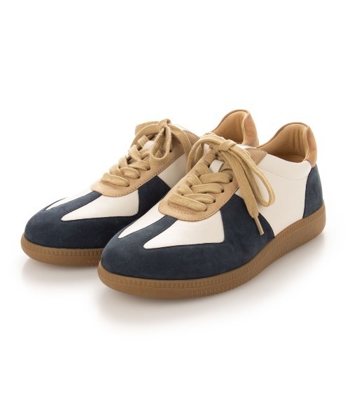 ing（イング）の「【サスティナブルシリーズ】本革レースアップスニーカー（スニーカー・レディース・クリアブラック/ホワイト系その他2/ネイビー×ホワイト・23.5cm/24.5cm/23cm/22.5cm/24cm）」の21枚目の写真