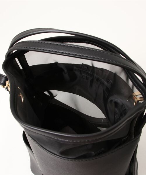 KOBE LETTUCE（コウベレタス）の「[ 2点セット ] チュールメッシュバッグ（ハンドバッグ・レディース・グリーン/ブラック/キャメル・FREE）」の16枚目の写真