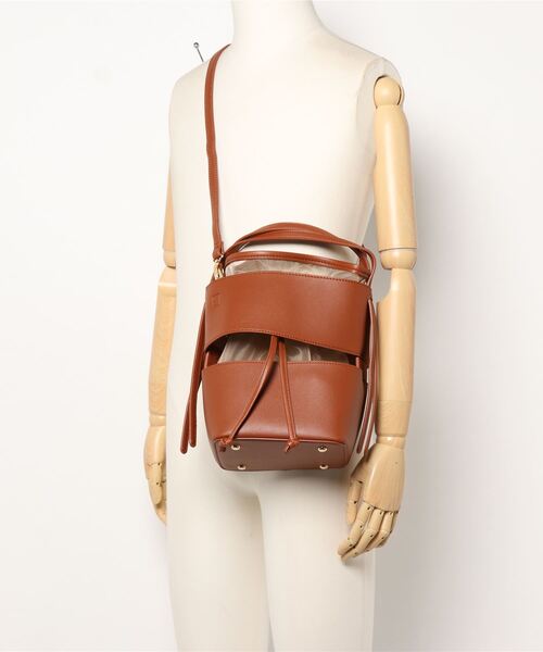 KOBE LETTUCE（コウベレタス）の「[ 2点セット ] チュールメッシュバッグ（ハンドバッグ・レディース・グリーン/ブラック/キャメル・FREE）」の8枚目の写真