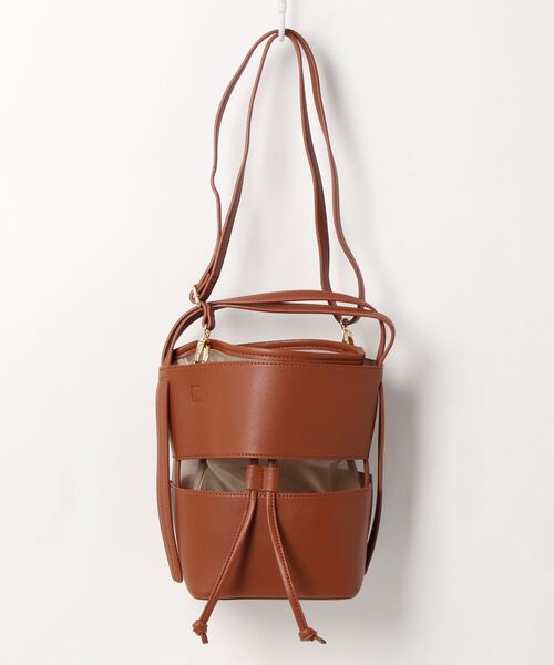 KOBE LETTUCE（コウベレタス）の「[ 2点セット ] チュールメッシュバッグ（ハンドバッグ・レディース・グリーン/ブラック/キャメル・FREE）」の20枚目の写真