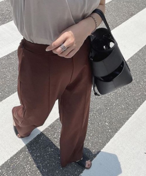 KOBE LETTUCE（コウベレタス）の「[ 2点セット ] チュールメッシュバッグ（ハンドバッグ・レディース・グリーン/ブラック/キャメル・FREE）」の4枚目の写真