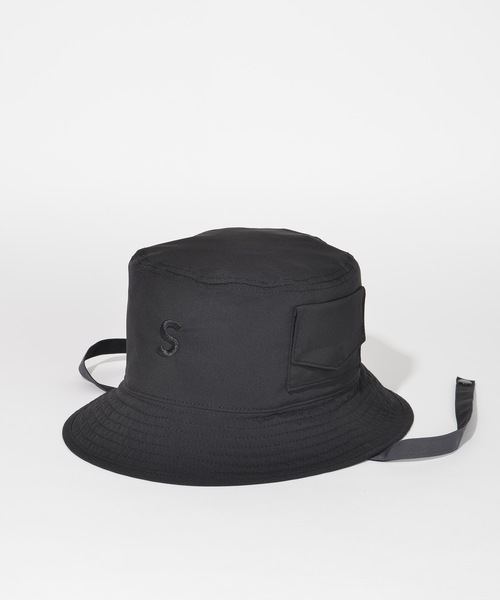 SUPERTHANKS(スーパーサンクス)の「ロゴ刺繍バイカラーバケットハット(ハット・メンズ・ライトカーキ/ライトブラック/ブラック/モカ・ONE SIZE)」の14枚目の写真