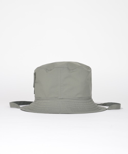 SUPERTHANKS(スーパーサンクス)の「ロゴ刺繍バイカラーバケットハット(ハット・メンズ・ライトカーキ/ライトブラック/ブラック/モカ・ONE SIZE)」の19枚目の写真