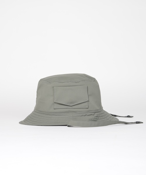 SUPERTHANKS(スーパーサンクス)の「ロゴ刺繍バイカラーバケットハット(ハット・メンズ・ライトカーキ/ライトブラック/ブラック/モカ・ONE SIZE)」の20枚目の写真