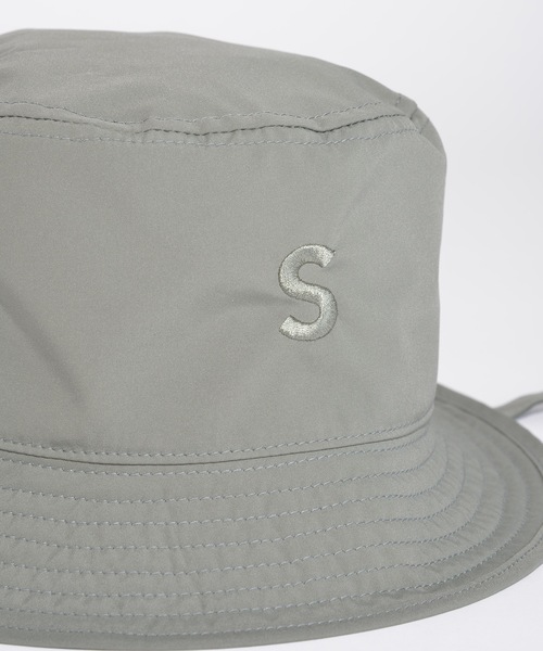 SUPERTHANKS(スーパーサンクス)の「ロゴ刺繍バイカラーバケットハット(ハット・メンズ・ライトカーキ/ライトブラック/ブラック/モカ・ONE SIZE)」の22枚目の写真