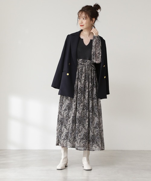 N.(N. Natural Beauty Basic)(エヌエヌナチュラルビューティーベーシック)の「【S Size Line】◆ニット切替カフタンワンピース(ワンピース・レディース・ブラック系その他/ブラウン系その他・SMALL/MEDIUM)」の11枚目の写真