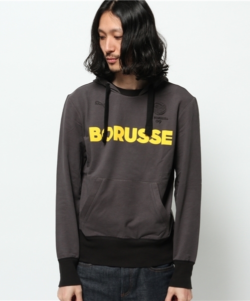 PUMA(プーマ)の「ボルシア ドルトムント T7フーディー(パーカー・メンズ・ブラック/グレー・LARGE/MEDIUM/SMALL/X-SMALL/X-LARGE)」の13枚目の写真