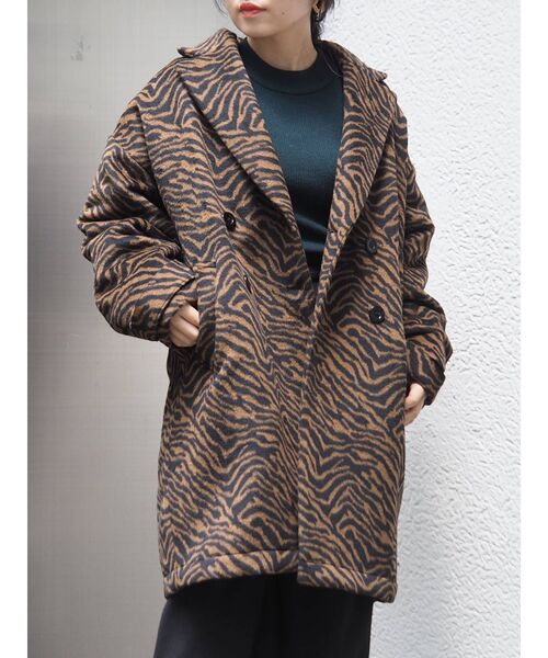 EVRIS（エヴリス）の「ドルマンルーズコート（その他アウター・レディース・ピンク/その他1/ブラック・FREE）」の14枚目の写真