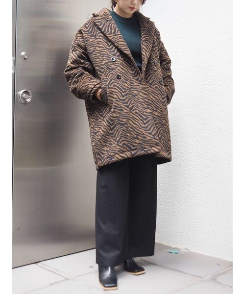 EVRIS（エヴリス）の「ドルマンルーズコート（その他アウター・レディース・ピンク/その他1/ブラック・FREE）」の19枚目の写真